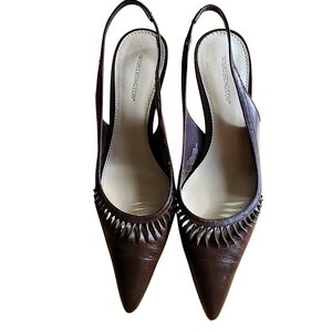 Worthington Dark Brown Women's Slingback Heels